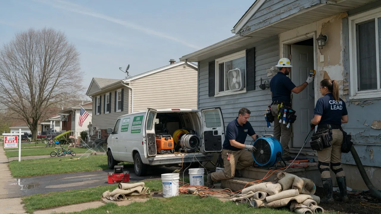 Flood Cleanup in Davenport, IA near me