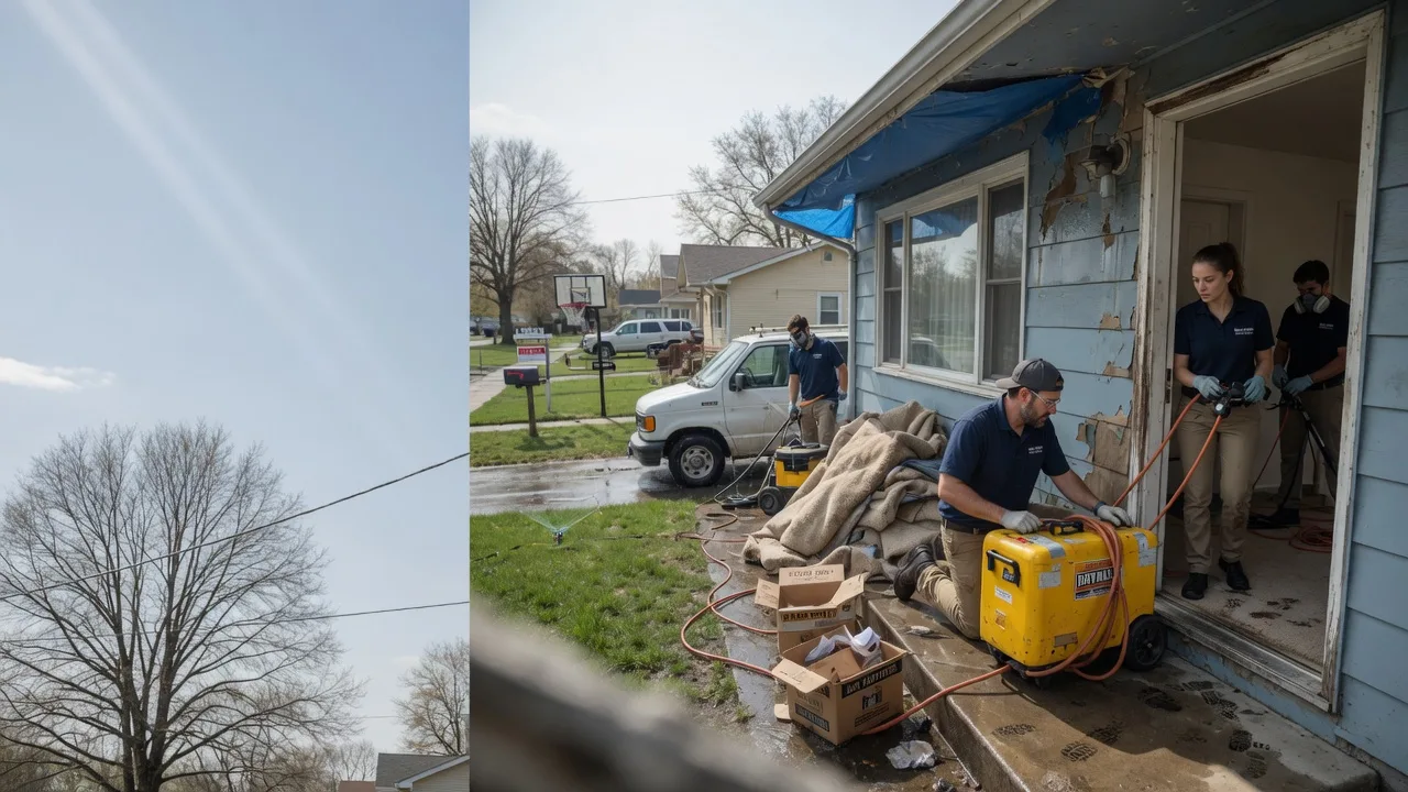 Basement Flood Cleanup in Davenport, IA near me